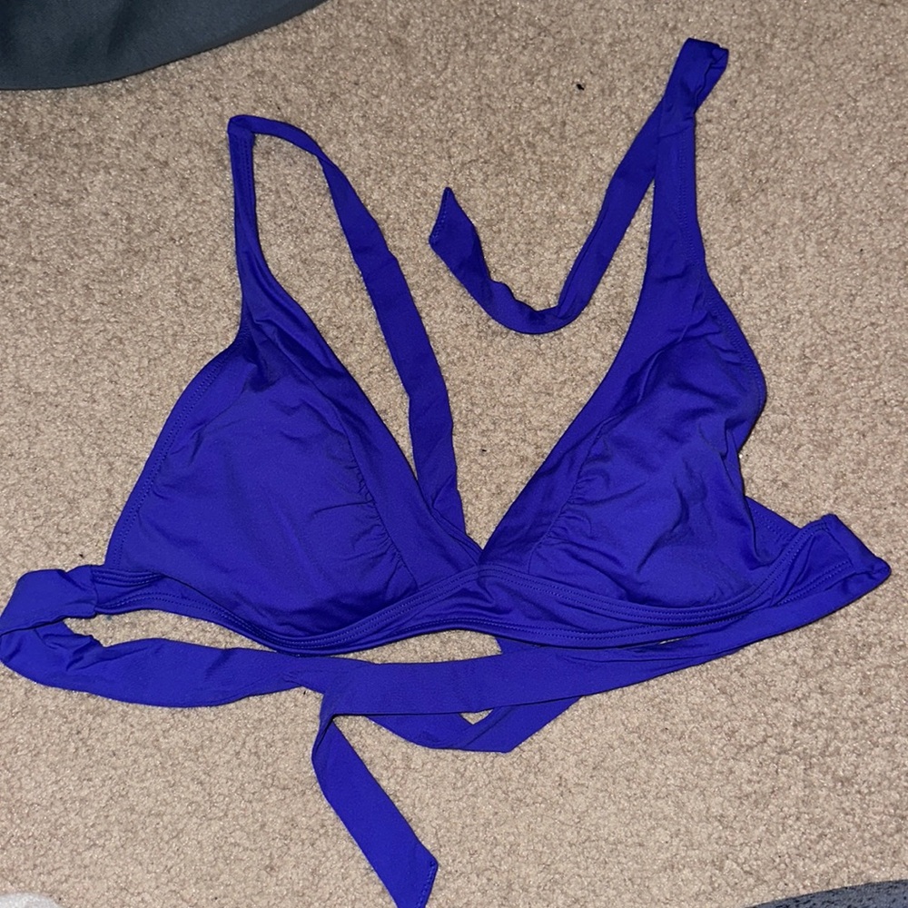 ATHLETA violet bikini top